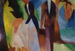 2321_Macke 002 August Macke, Au bord du lac bleu, 1913, Staatliche Kunsthalle Karlsruhe