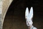 RÃ©pÃ©titions du spectacle "au moins j'aurai laissÃ© un beau cadavre" d'aprÃ¨s Hamlet de Shakespeare, mise en scÃ¨ne de Vincent MACAIGNE-65Ã¨me Festival d'Avignon