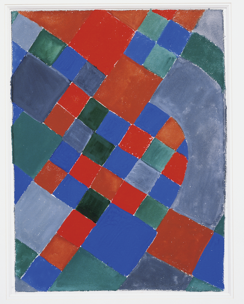 Musée Würth Erstein: Sonia Delaunay-Terk, Mallarmé, 1961, Collection Würth,
Inv. 1932. Photo : Philipp Schönborn, Munich