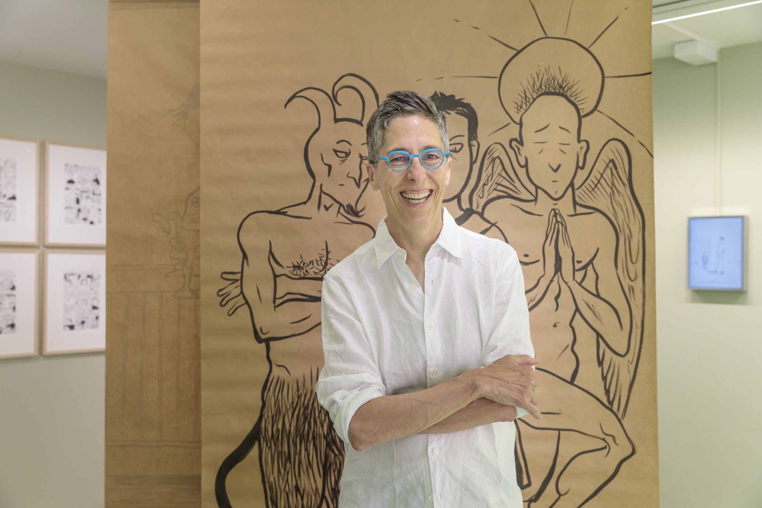 Portrait Alison Bechdel © Derek Li Wan Po