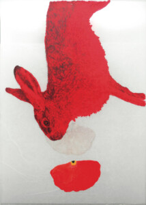 Katharina Bürgin, série Animaux morts (biche, lièvre, cerf) 2018