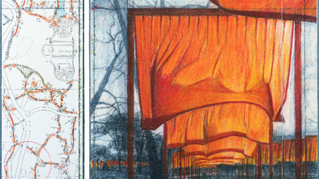 The Gates, Project for Central Park, New York City 1979-2005, 2002, Collection Würth, Crédit : Wolfgang Volz - © Christo