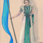 Croquis de costumes de Giovanna Fiorentini
