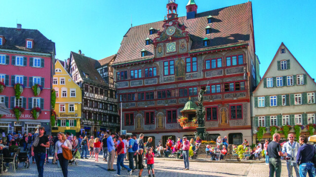 La Place du marché, Photo de Barbara Honner / Verkehrsverein Tübingen