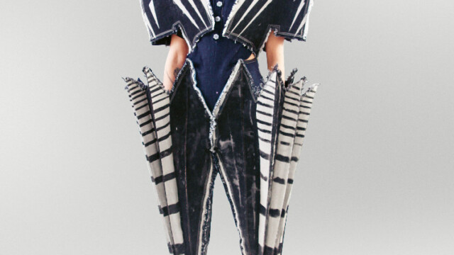 Combinaison fashion avec manches, 
Designer/prêteur : Aviv Gelbman, Jewelry and Fashion Design Department of Bezalel Academy of Arts and Design, Israël, 2019, Photo : Oleg Morovich