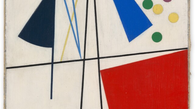 Gleichgewicht / Equilibrium, 1932 / Oil on canvas,
 Öl auf Leinwand
 41.5 x 34 cm
 Stiftung Arp e.V., Berlin,
 Foto: Alex Delfanne