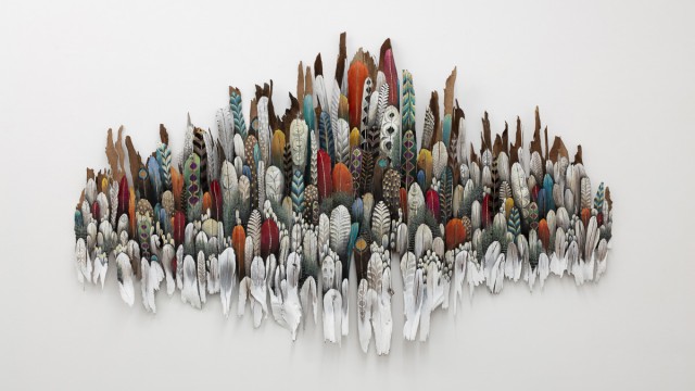 Vue de l’exposition Un monde infini : Artistes chamanes, autour d’une collection de l’Himalaya, du 17 octobre 2020 au 10 janvier 2021, Fondation Fernet-Branca ©Olivier Perrenoud