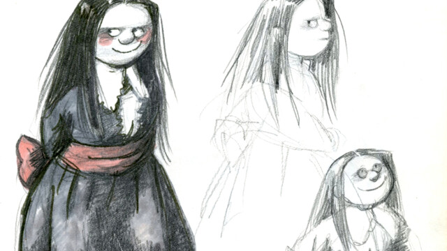 @ Posy Simmonds, Arbeitzprozess zu "Matilda, who told such dreadful lies", 1991