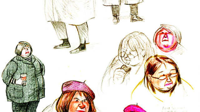 © Posy Simmonds, Arbeitsprozess zu "Cassandra Darke", 2018