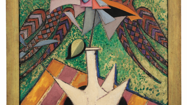 Juliette ROCHE, Nature morte au porron, 1916, huile sur toile © Paris, Fondation Albert Gleizes, Adagp, Paris 2021