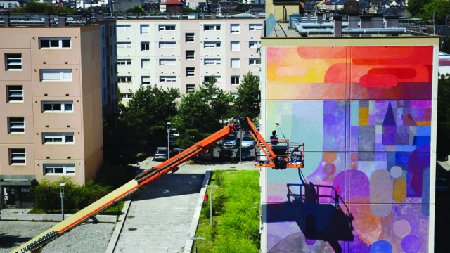 Nelio, fresque à Rouen