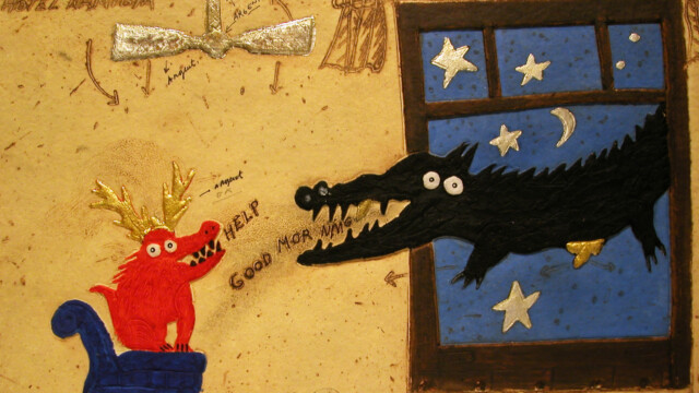 La nuit du crocodile 2012, Aquagravure originale, Courtesy L'Estampe, © Raymond Waydelich