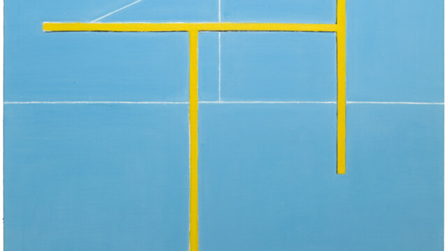 Paul Pagk, Horus 2019, huile sur lin, 178x178cm courtesy Galerie Eric Dupont, Paris Paul Pagk Rythmes et Structures