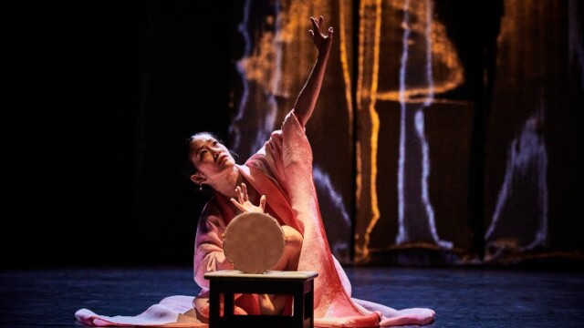 Le tambour de soie, Kaori Ito, Yoshi Oïda, © Christophe Raynaud de Lage Décadanse Scènes du Nord, Le tambour de soie