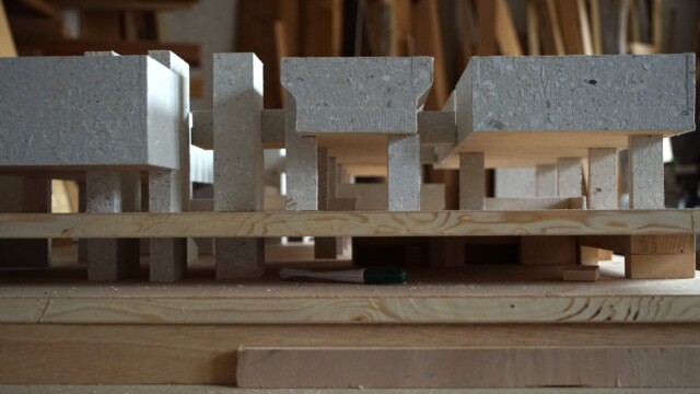 Michael Beutler, Arbeitsmodell 1 Wilhelm-Hack-Museum, 2022, Foto Michael Beutler