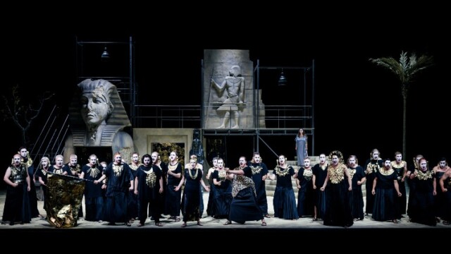 Photo d’Aida © Felix Grünschloss Badisches Staatstheater Karlsruhe