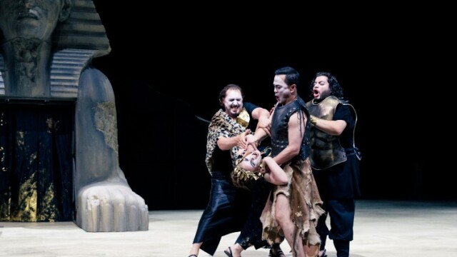 Photo d’Aida © Felix Grünschloss Badisches Staatstheater Karlsruhe