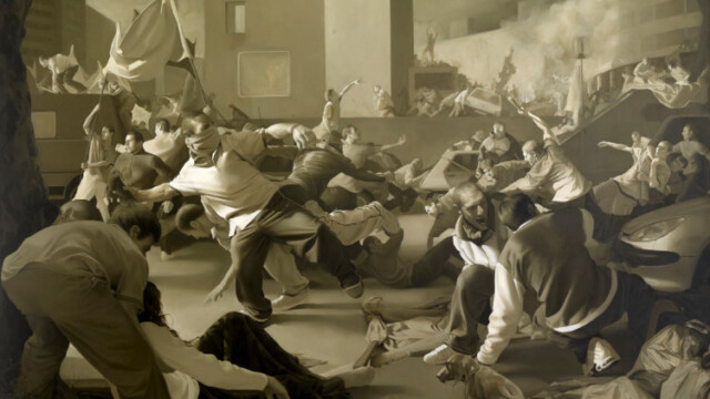 Guillaume Bresson, sans titre, 2006 © Photo : Rémi Villaggi / Mudam Luxembourg