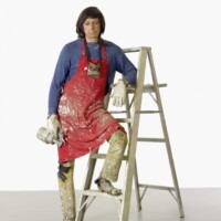 DUANE HANSON, ARTIST WITH LADDER, 1972
© The Estate of Duane Hanson/2022, ProLitteris, Zurich
Photo: Stefan Altenburger Photography Zurich