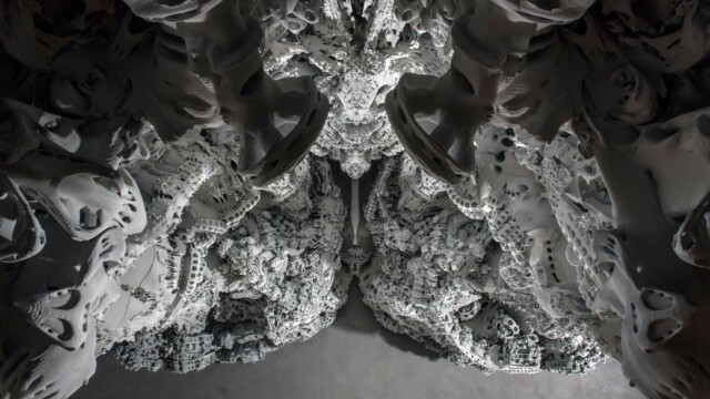 Michael Hansmeyer, Benjamin Dillenburger, Grotto II, 2017_11. DGII detail