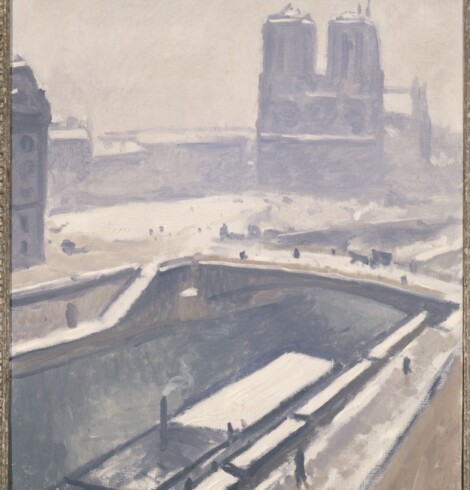 Albert MARQUET, Vue de Notre-Dame sous la neige © Paris Musées / Musée Carnavalet - Histoire de Paris