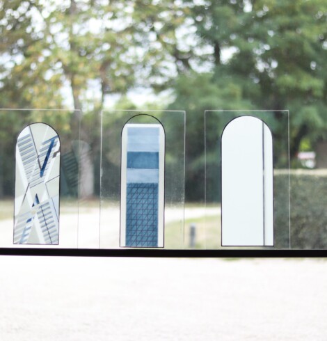 Jean Ricardo, Atelier Parot, Étude pour les verrières de Notre-Dame d'Acey © Musée départemental Gustave Courbet