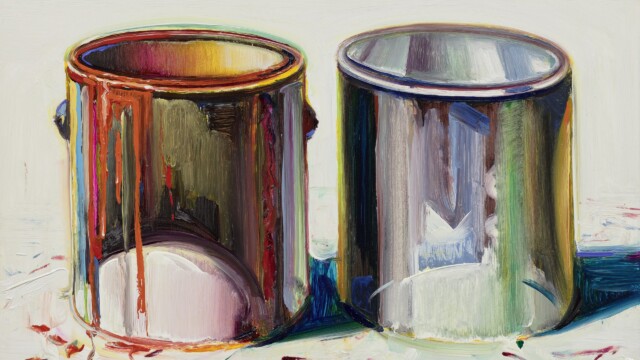 Wayne Thiebaud : Two Paint Cans