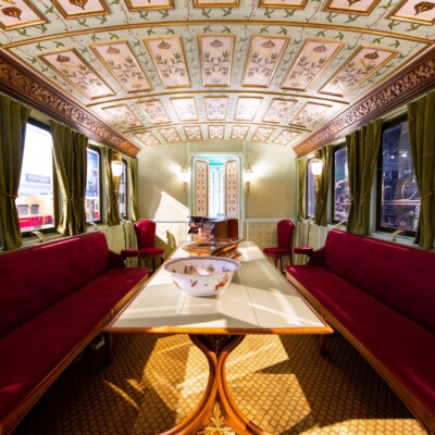 Voiture salon Napoléon, Cité du Train – Patrimoine SNCF, Mulhouse | © Nicolas Muguet