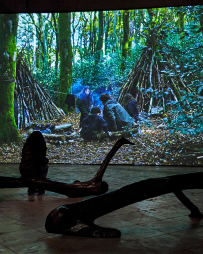 June Balthazard, Millennials, 2022-2024, collection Frac Franche-Comté. Vue de l'exposition de June Balthazard & Suzanne Husky, Habiter la forêt à la Contemporaine de Nîmes, 2024. © Adagp, Paris, 2024. Photo : JC Lett