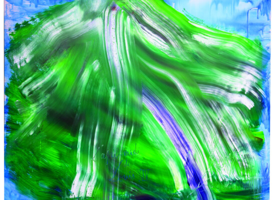 Jean Messagier, L'Après-midi de Louis XIV, 1993-1994, Collection particulière © Studio François Vézien