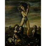 Leonor Fini, La Bergère des Sphinx, 1941, Peggy Guggenheim Collection, Venise (Solomon R. Guggenheim Foundation, New York) © VG Bild-Kunst, Bonn 2025