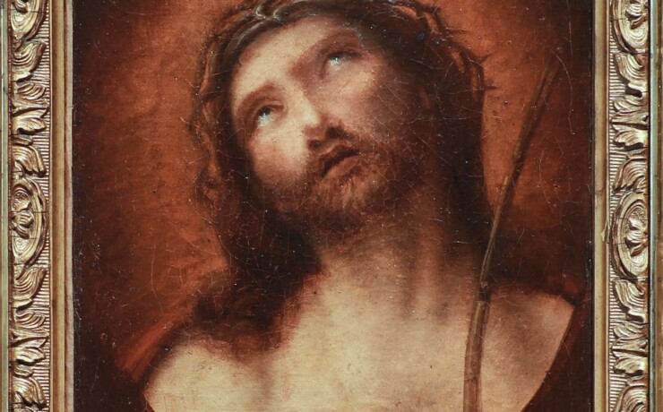 Gustave Courbet, Ecce homo, vers 1840, Ornans, Musée départemental Gustave Courbet – dépôt de Marie et Bernard Cola © Musée départemental Gustave Courbet / Photo : Aurélia Channaux