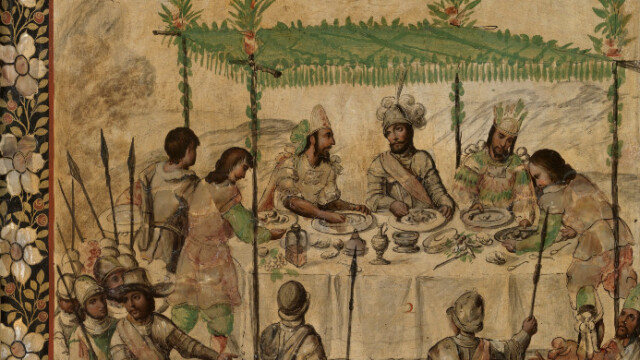 Juan & Miguel González, Conquista de México por Hernán Cortés, 1698 © Madrid, Museo Nacional del Prado Archives photographiques - Museo Nacional del Prado