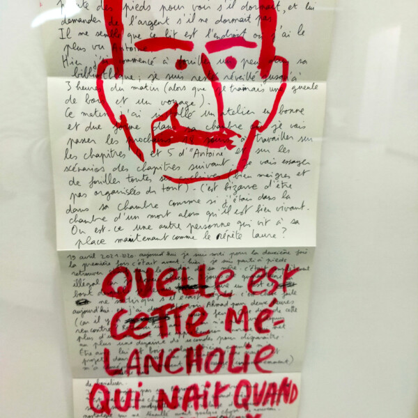 Extrait d'un carnet de Mazen Kerbaj © Alexis Barthélémy