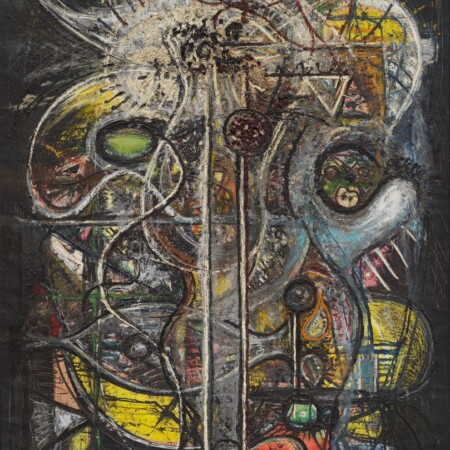 Richard Pousette-Dart, Crucifixion, Comprehension of the Atom, 1944 © The Richard Pousette-Dart Estate : VG Bild-Kunst, Bonn 2025
