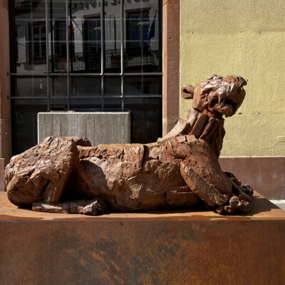 Lion et lionne, Becker Winfried, Biennale 2025 © Ville Bischwiller