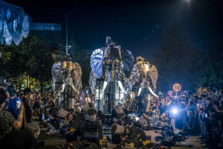 3 éléphants passent, Cie Oposito © Alin Constantin