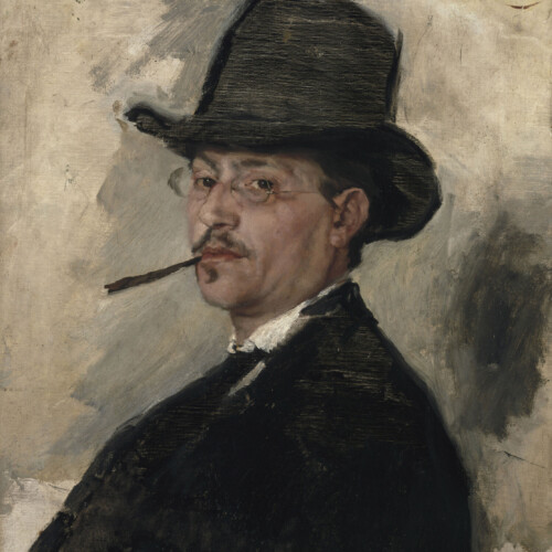 Wilhelm Leibl, Der Maler Carl Schuch, 1876, Öl auf Leinwand, München, Bayerische Staatsgemäldesammlungen, neue Pinakothek