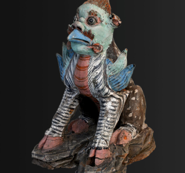 Créature mythique, Mongolie, Second Empire turc (683-734), Mythisches Wesen, Mongolei, Zweites Türkisches Reich (683–734), Chinggis Khaan National Museum