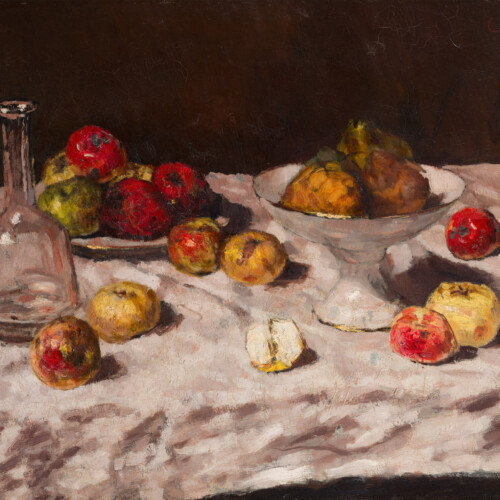 Carl Schuch
Stillleben mit Äpfeln, Birnen und einer Karaffe, ca. 1888, Frankfurt am Main, Städel Museum