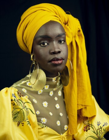 Atong Atem, Yellow Dress 2, 2022, Image of artist, Courtesy of MARS Gallery and the artist