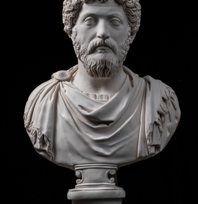 Porträt Marc Aurel, © GDKE/Rheinisches Landesmuseum Trier, Thomas Zühmer