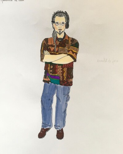 Croquis de costume Kostüm - Skizze von Sabine Schlemmer