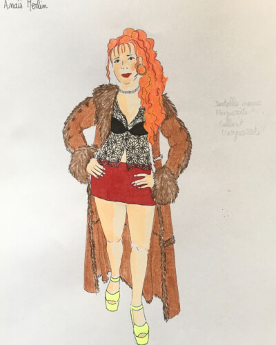 Croquis de costume Kostüm - Skizze von Sabine Schlemmer