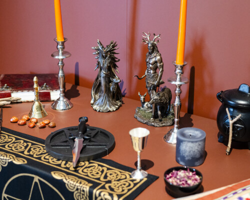 Altar der Wicca zu Samhain