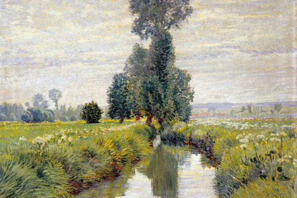 Dominique Lang, Aux bords de l'Alzette, 1915, MNAHA collection
