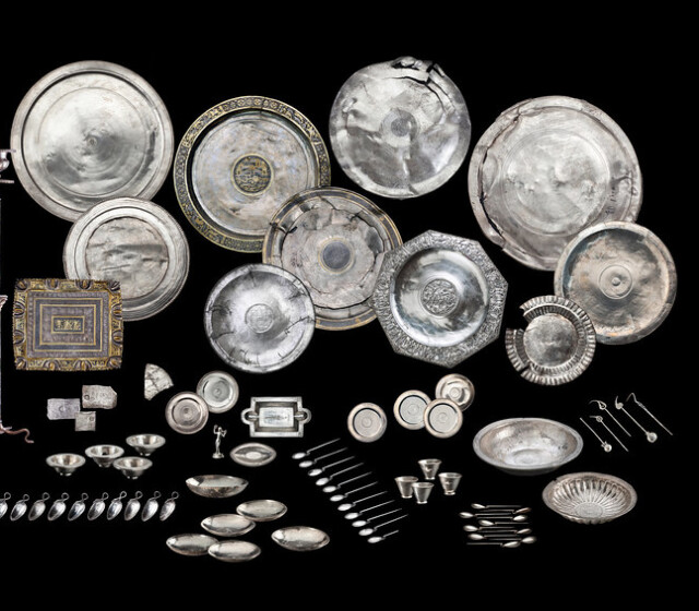 Silberschatz komplett, Augusta Raurica, Susanne Schenker
© HMB, Manuela Frey