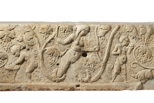 Vitis and grape-pickers, Emerange and Remerschen, Gallo-Roman period, 2nd century AD, MNAHA collection