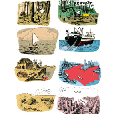 © Christophe Blain und Jean-Marc Jancovici, «Le Monde sans fin», 2021