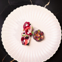 Truite Sakura Langoustines © Benoît Linder